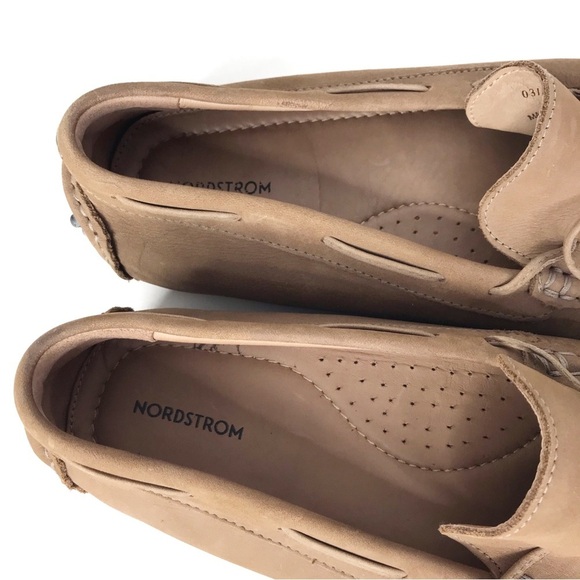 NORDSTROM Suede Leather Driving Loafers